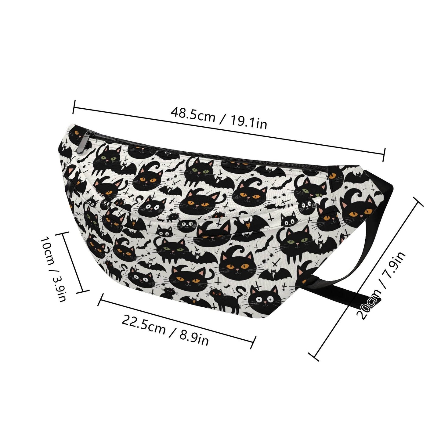 Large Crazy Cat Lady Fanny Pack - DeRose Seasonal