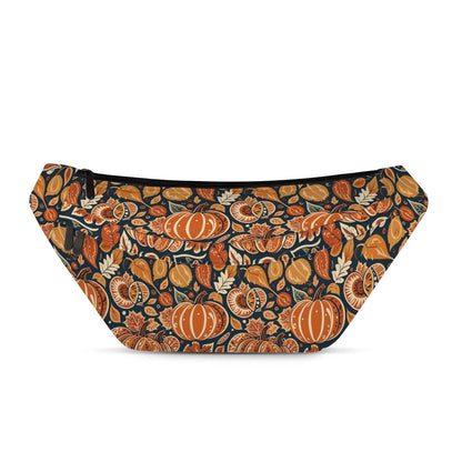 Large Dark Blue Pumpkin Fanny Pack - DeRose Seasonal
