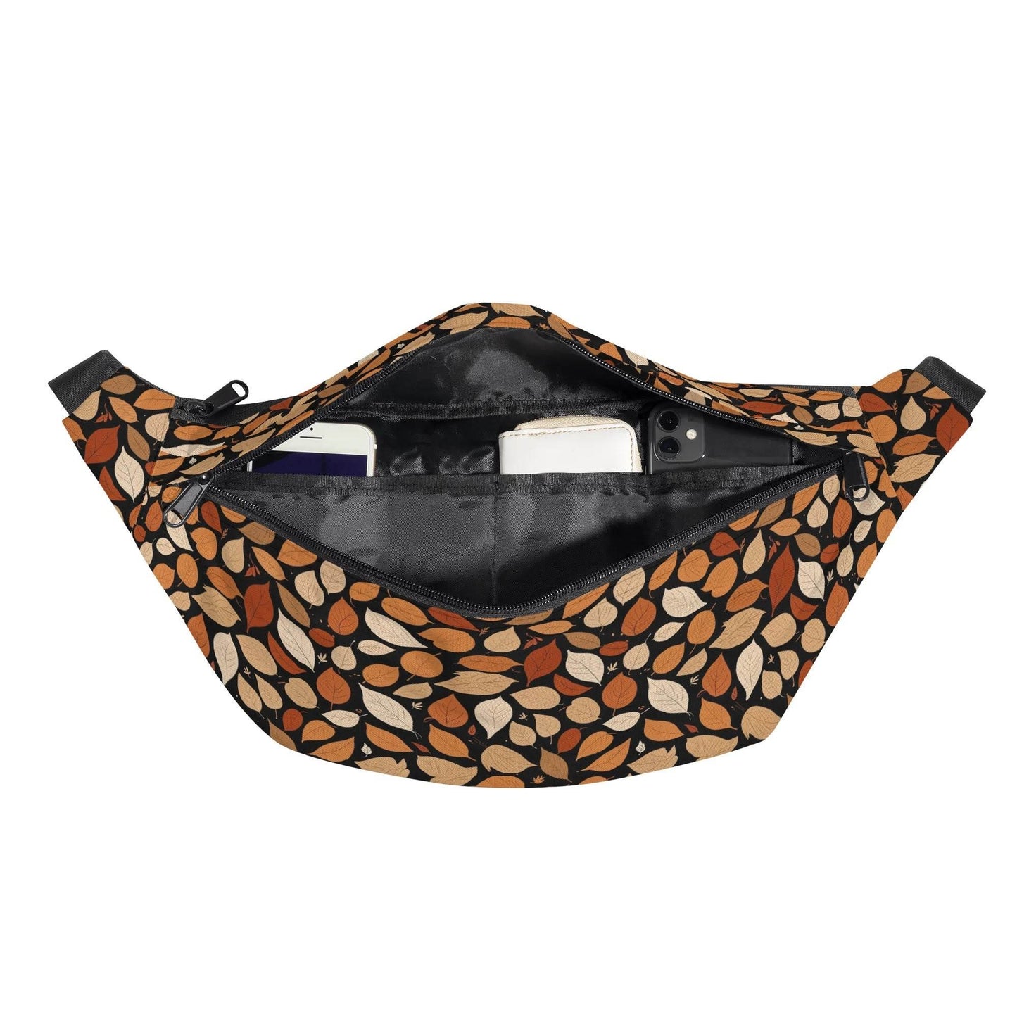 Large Red Leavesl Fanny Pack - DeRose Seasonal