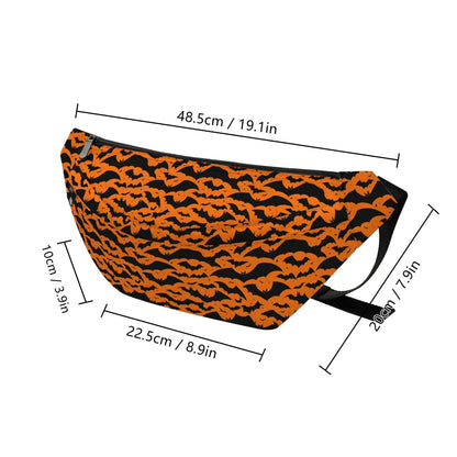 Large Halloween Bats Fanny Pack - DeRose Seasonal