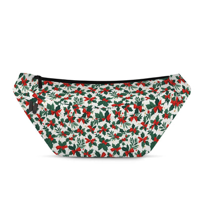 Large Holly Bows Fanny Pack - DeRose Seasonal