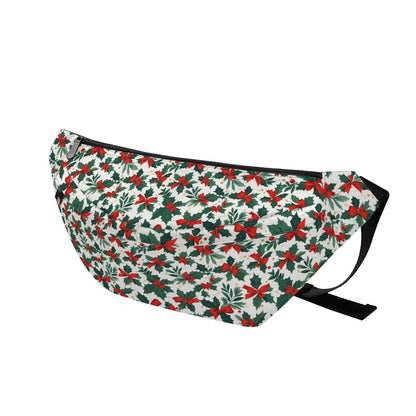 Large Holly Bows Fanny Pack - DeRose Seasonal