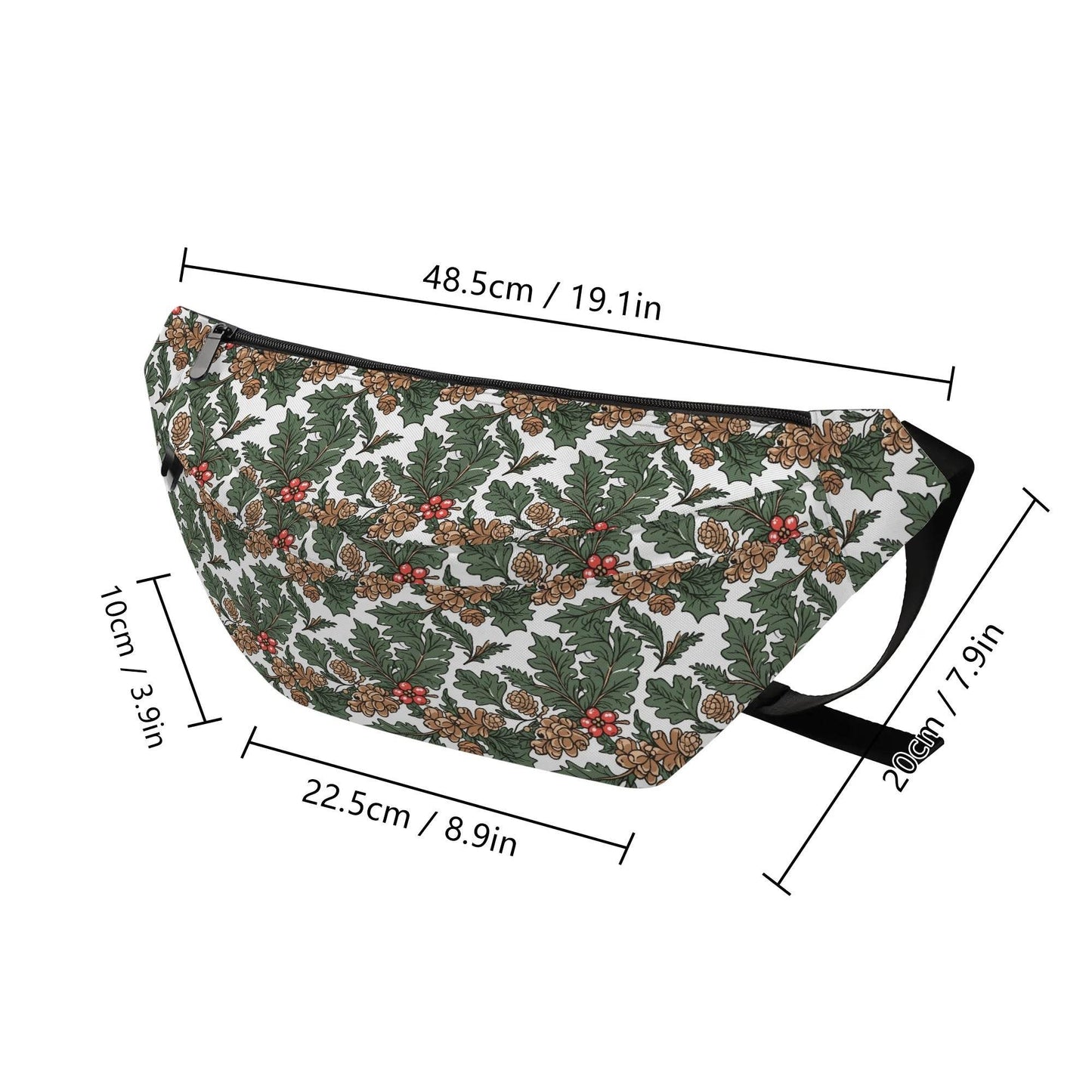 Large Holly Pine Fanny Pack - DeRose Seasonal
