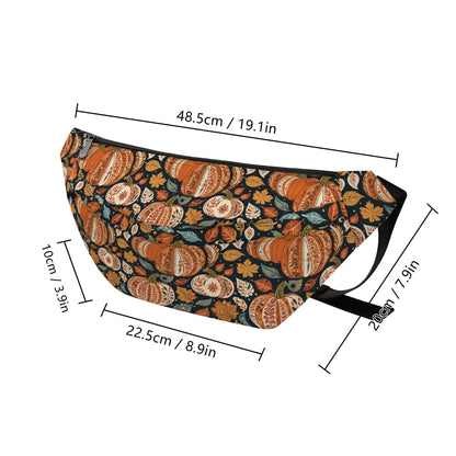 Large Pumpkin Fall Fanny Pack - DeRose Seasonal