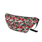 Large Red and White poinsettia Fanny Pack - DeRose Seasonal