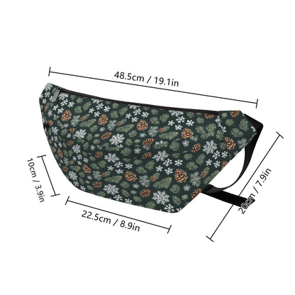 Large Snowflake Pine Fanny Pack - DeRose Seasonal