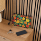 Colorful Leaves Polyester faux Leather Crossbody Purse - DeRose Seasonal