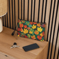 Colorful Leaves Polyester faux Leather Crossbody Purse - DeRose Seasonal