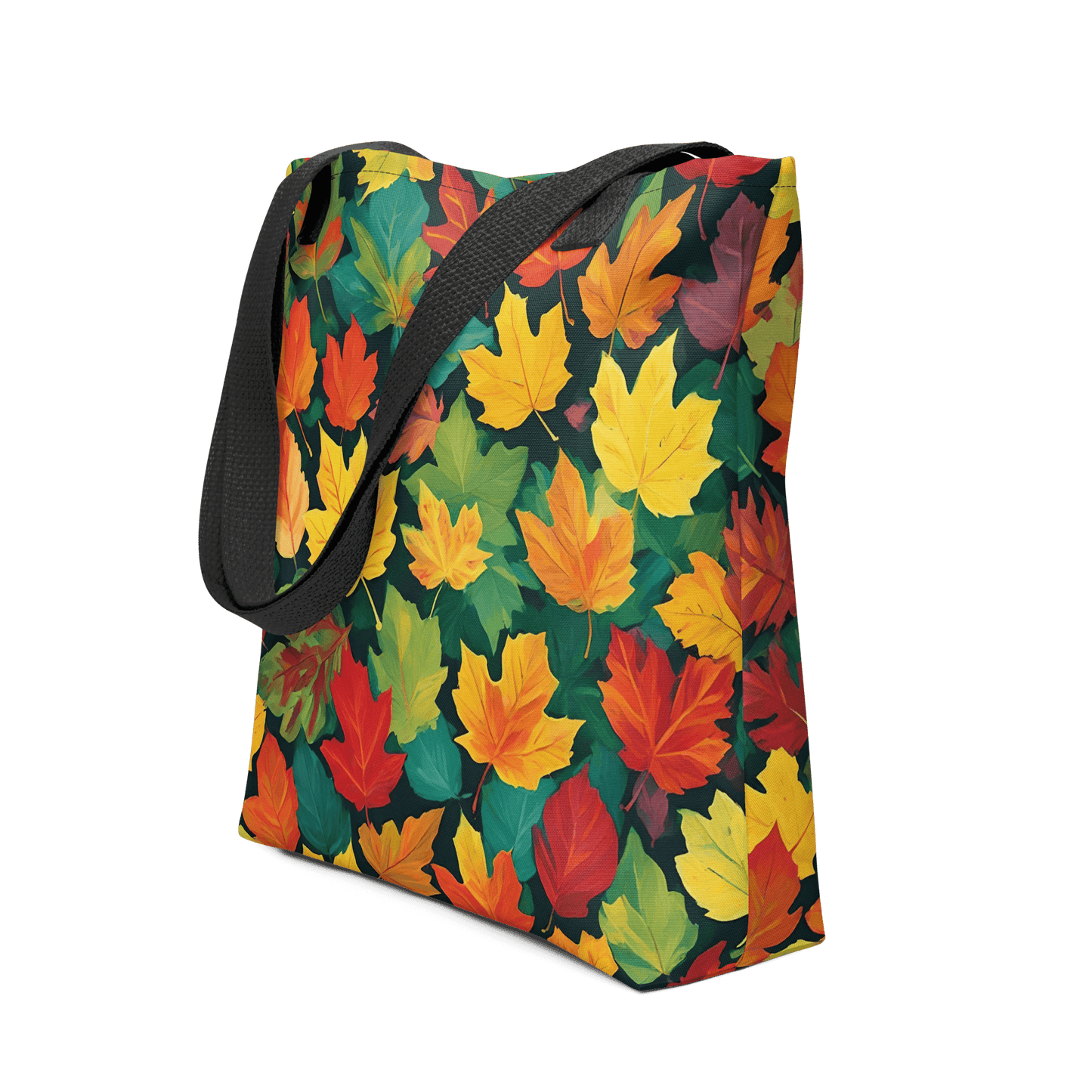 Colorful Leaves Polyester Tote bag - DeRose Seasonal