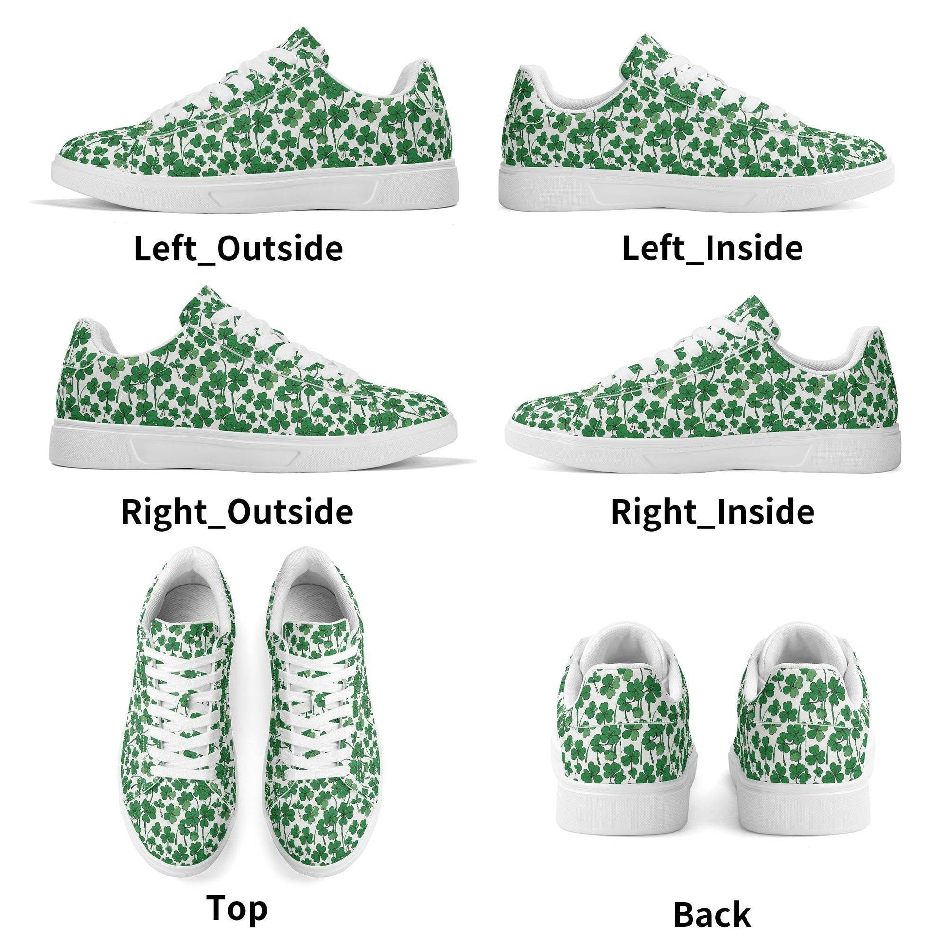 Little Clover Adult Lightweight Brand Low Top Leather Shoes - DeRose Seasonal