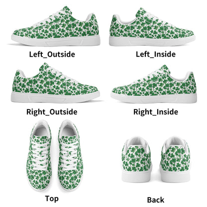 Little Clover Adult Lightweight Brand Low Top Leather Shoes - DeRose Seasonal