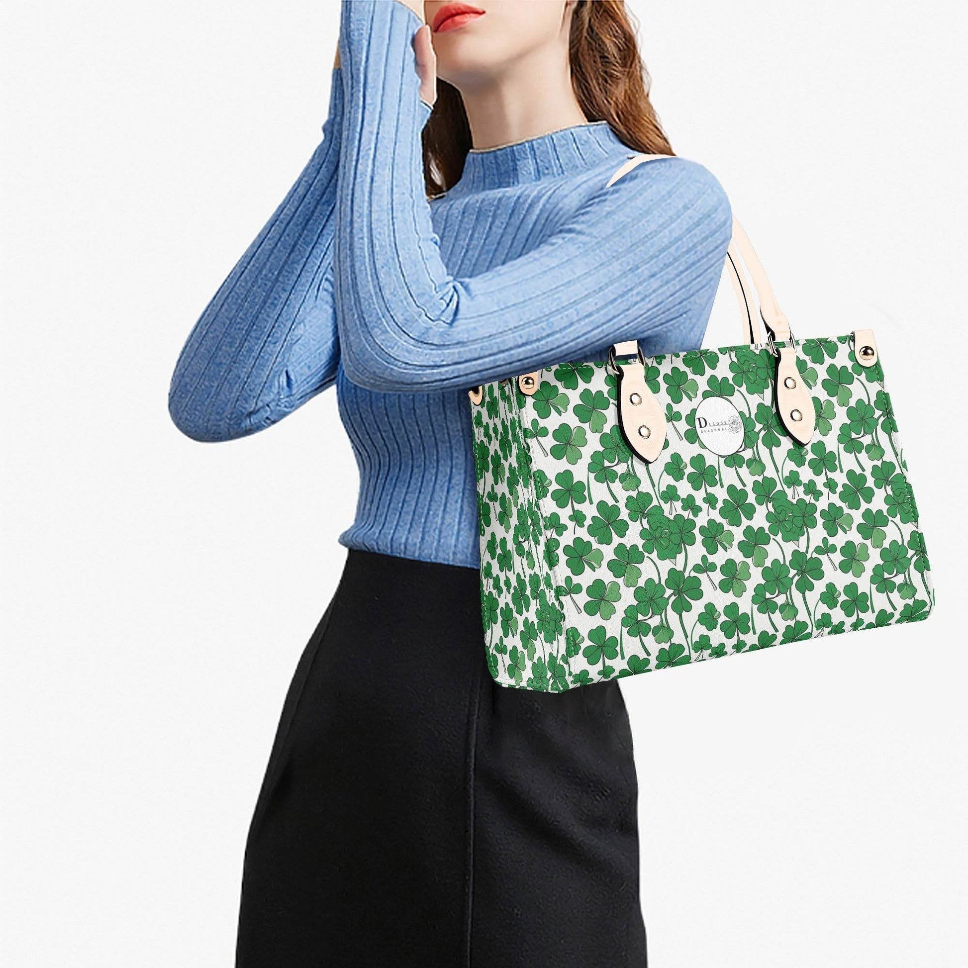 Little Clover Luxury Women Leather Handbag (3 sizes) - DeRose Seasonal