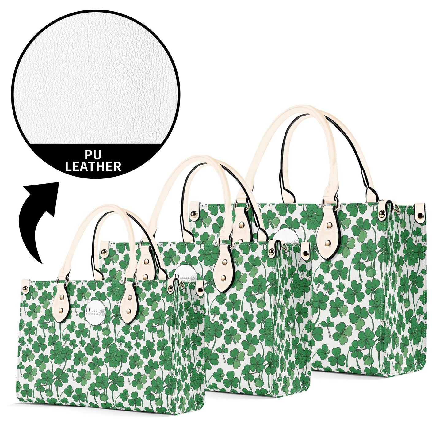 Little Clover Luxury Women Leather Handbag (3 sizes) - DeRose Seasonal
