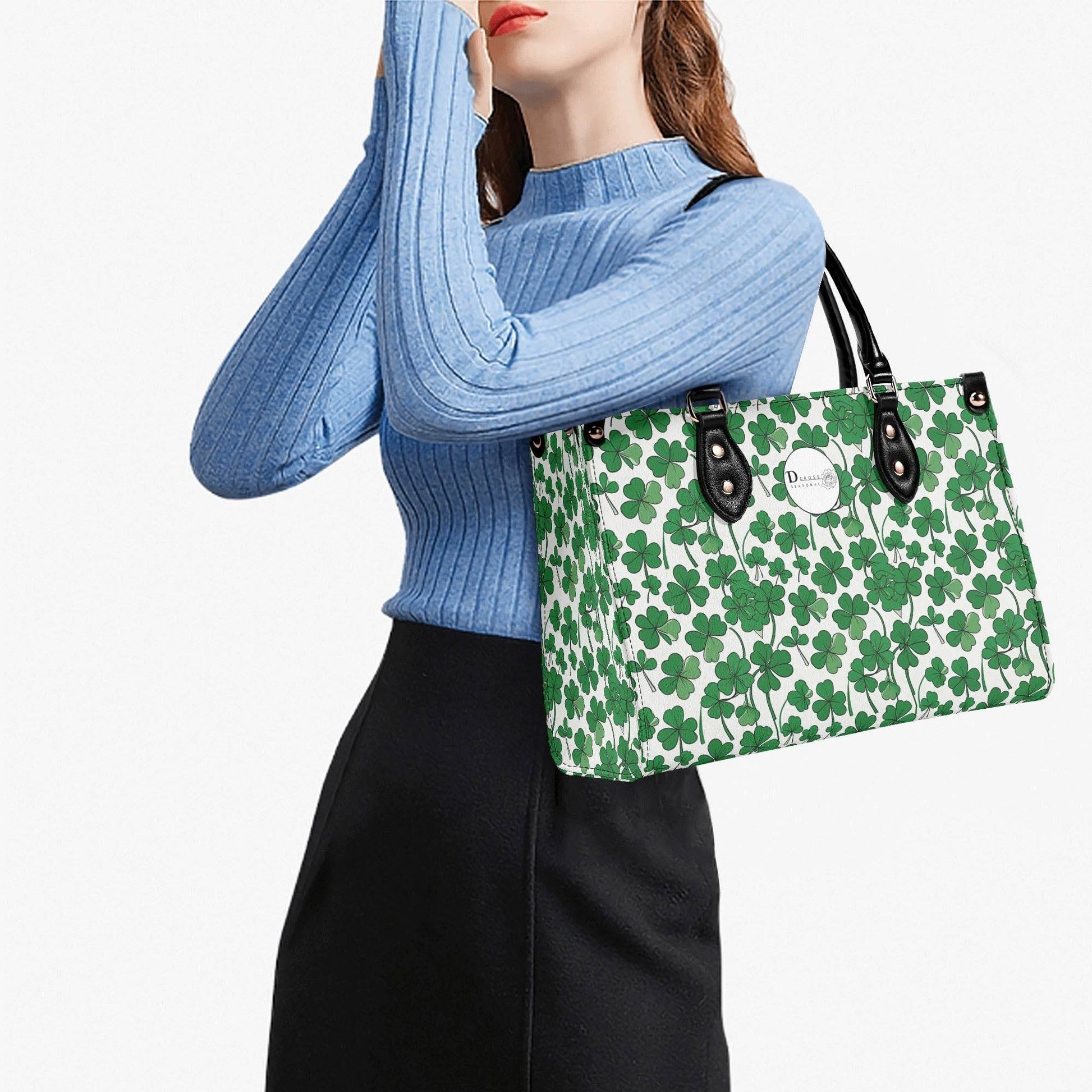 Little Clover Luxury Women Leather Handbag (3 sizes) - DeRose Seasonal