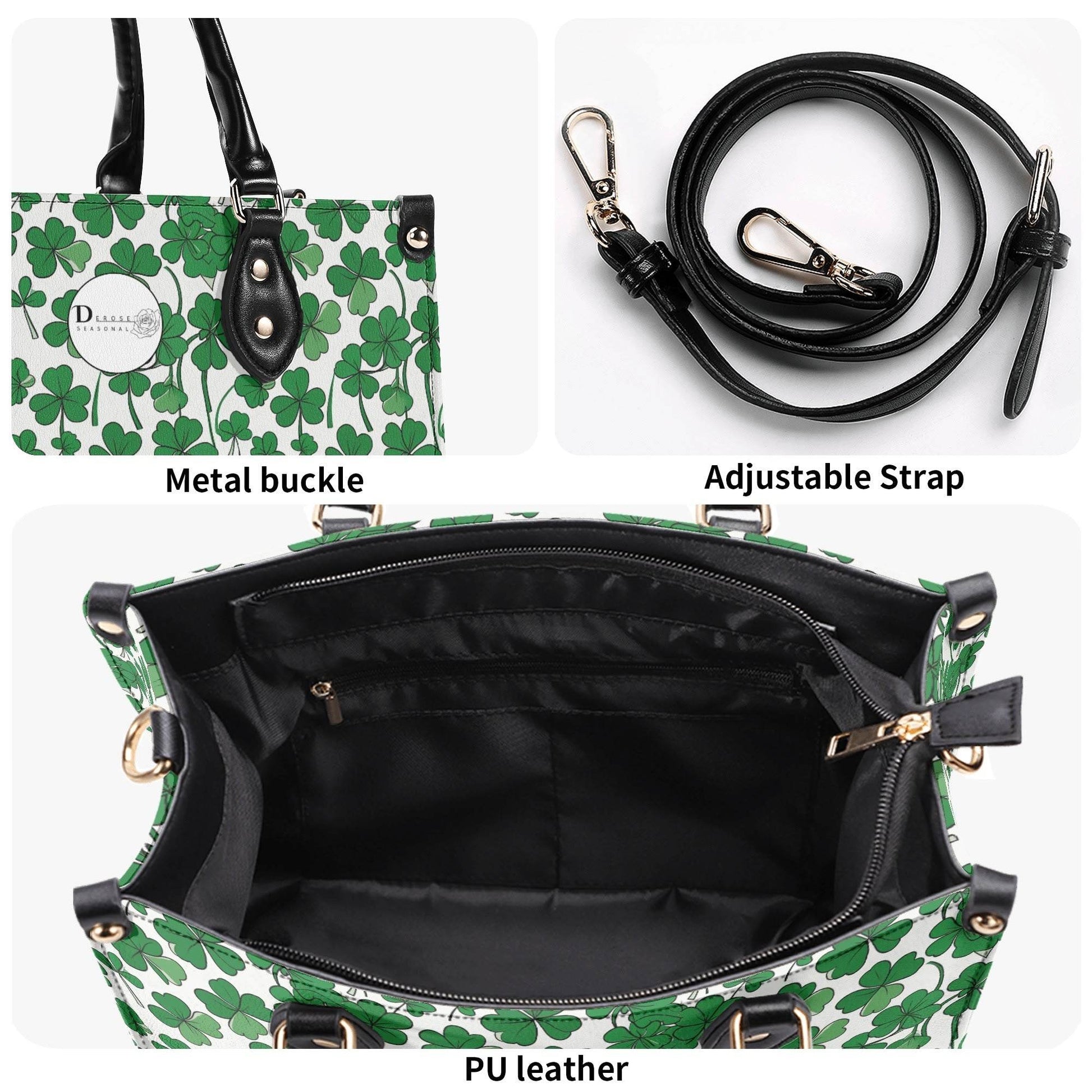 Little Clover Luxury Women Leather Handbag (3 sizes) - DeRose Seasonal