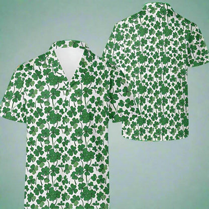 Little Clover Men's Casual Hawaiian Shirt - DeRose Seasonal