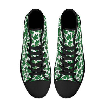 Little Clover Men's High Top Canvas Shoes - DeRose Seasonal