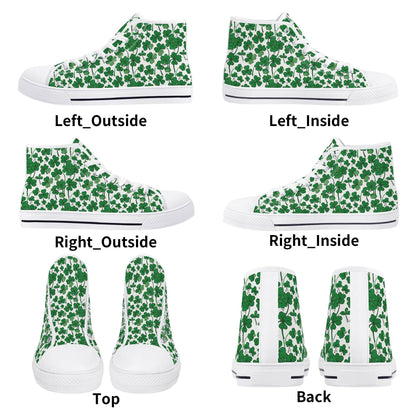 Little Clover Men's High Top Canvas Shoes - DeRose Seasonal