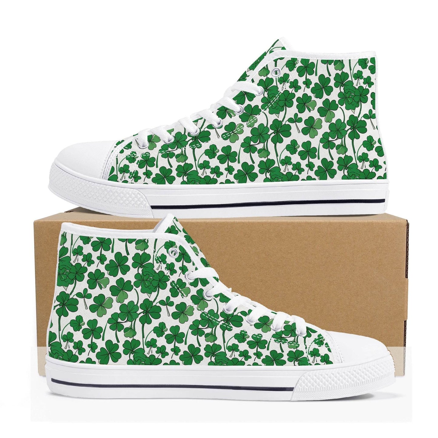 Little Clover Men's High Top Canvas Shoes - DeRose Seasonal