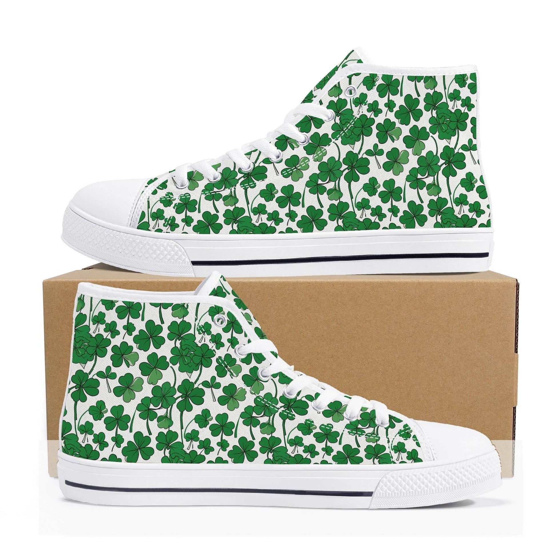 Little Clover Men's High Top Canvas Shoes - DeRose Seasonal
