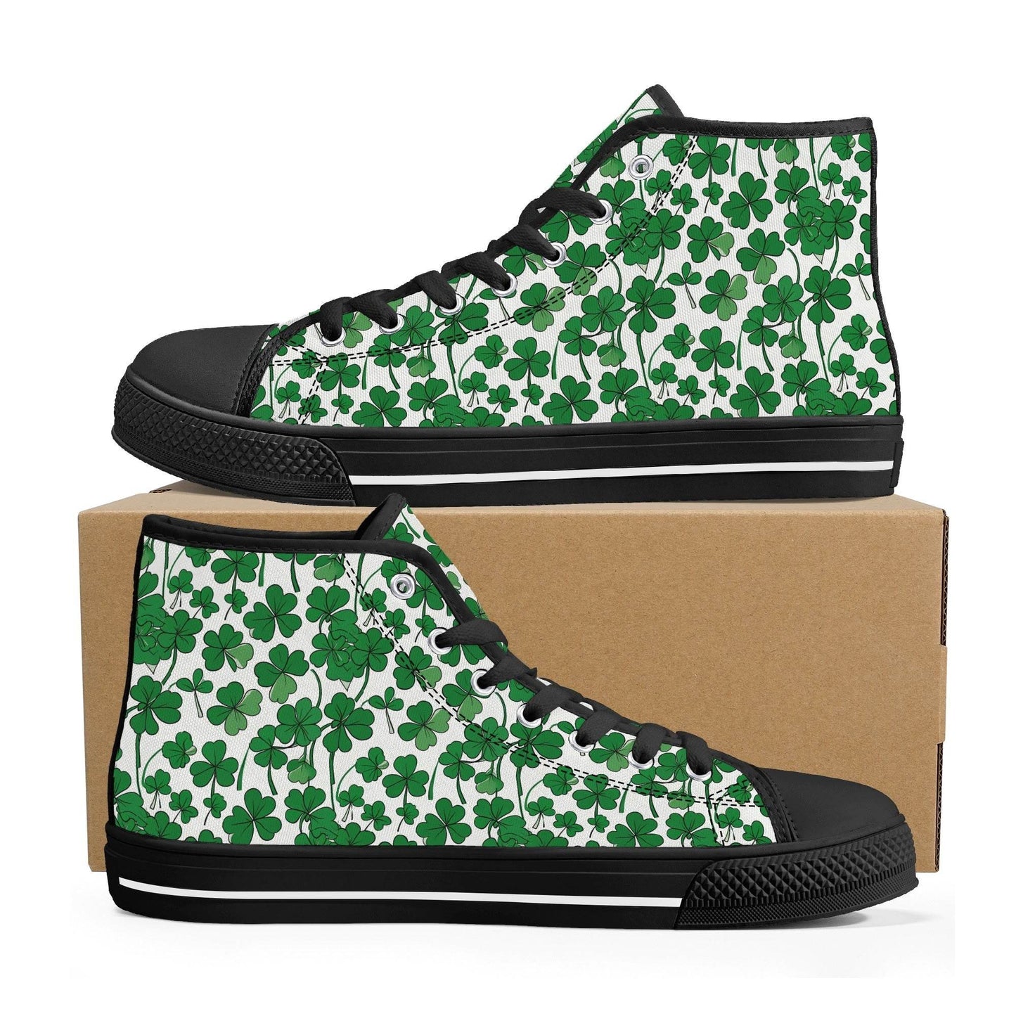 Little Clover Men's High Top Canvas Shoes - DeRose Seasonal