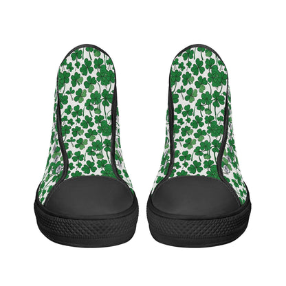 Little Clover Men's High Top Canvas Shoes - DeRose Seasonal