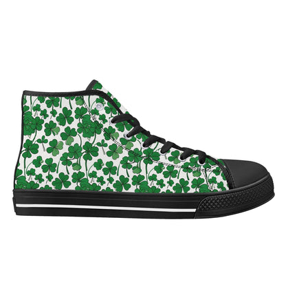 Little Clover Men's High Top Canvas Shoes - DeRose Seasonal