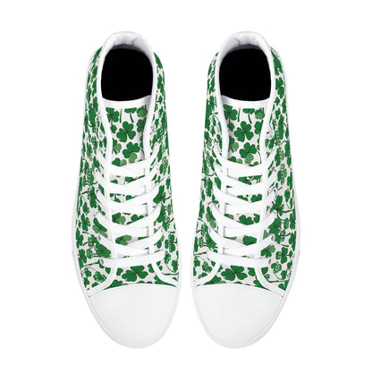 Little Clover Men's High Top Canvas Shoes - DeRose Seasonal