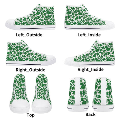 Little Clover Women's High Top Canvas Shoes - DeRose Seasonal