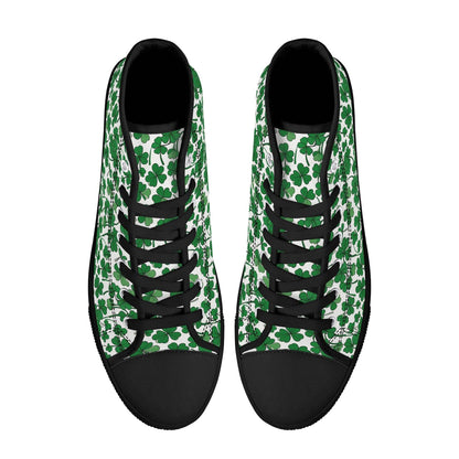 Little Clover Women's High Top Canvas Shoes - DeRose Seasonal