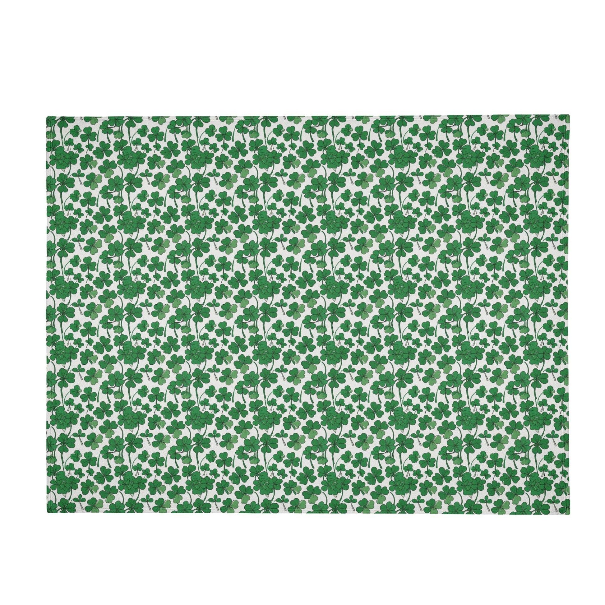 Little Clovers Flannel Breathable Blanket 4 Sizes - DeRose Seasonal
