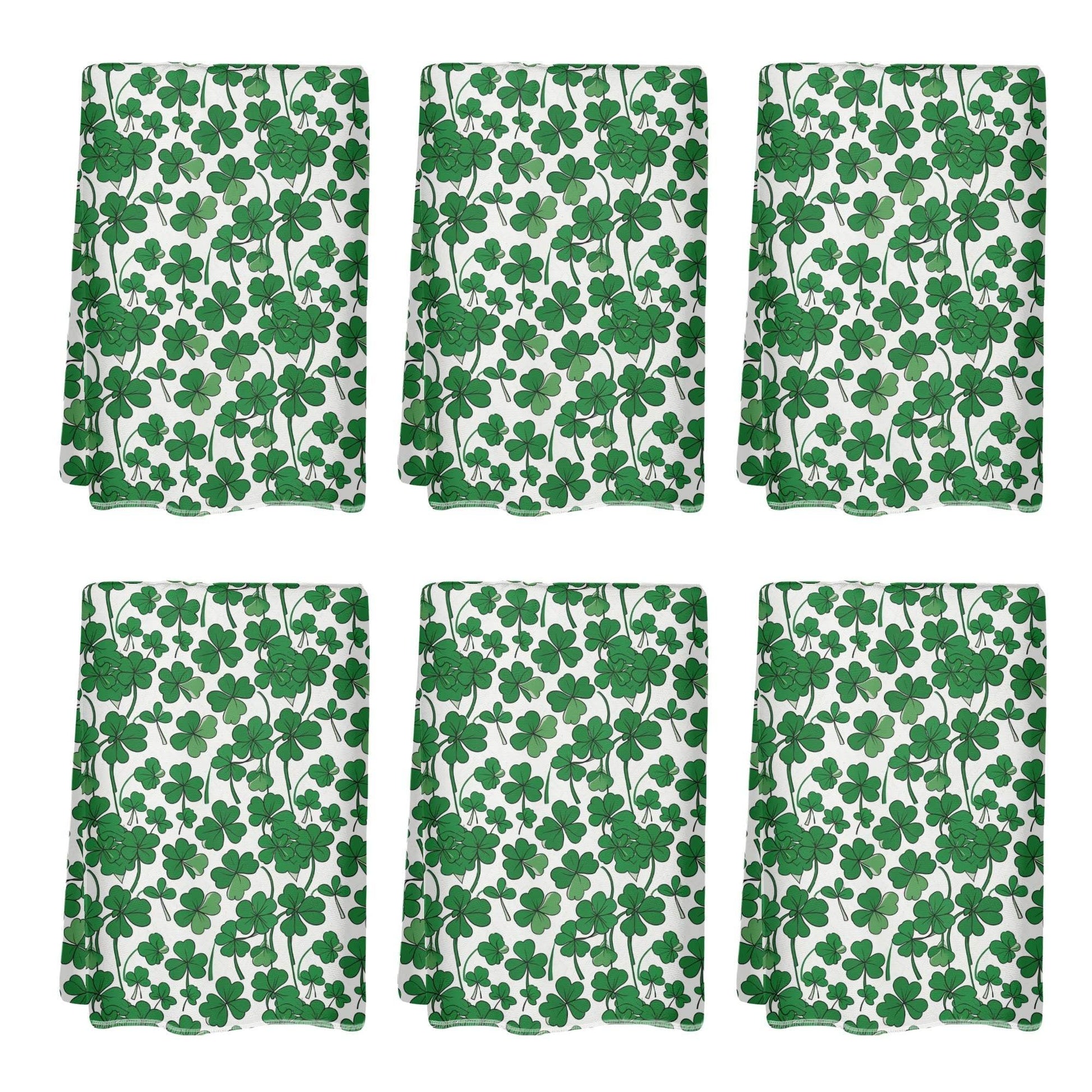 Little Clovers Hand Towels (6 Pcs) - DeRose Seasonal