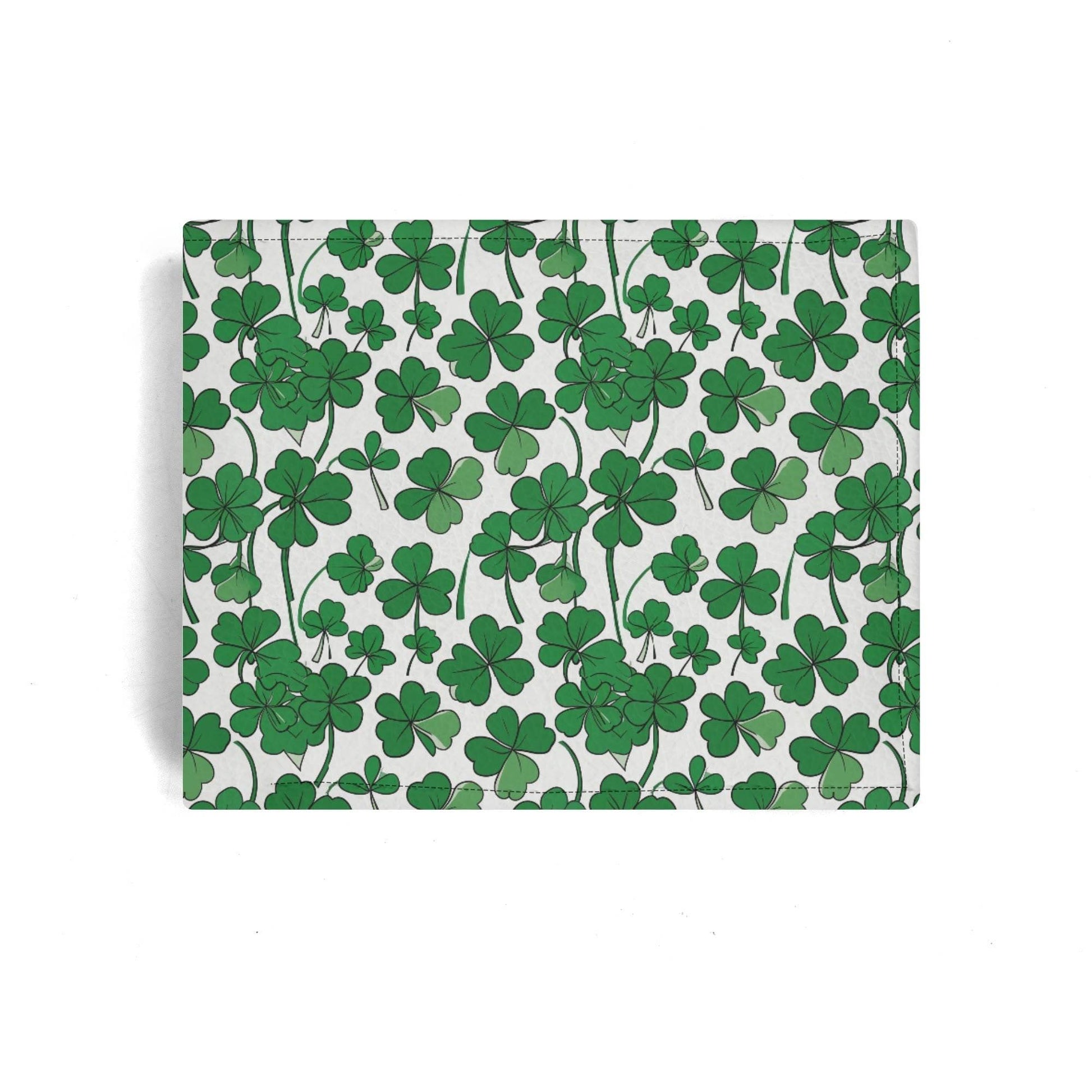 Little Clovers Leather Men's Folded Wallet - DeRose Seasonal