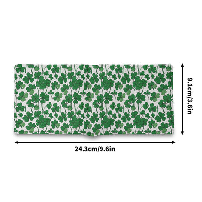 Little Clovers Leather Men's Folded Wallet - DeRose Seasonal