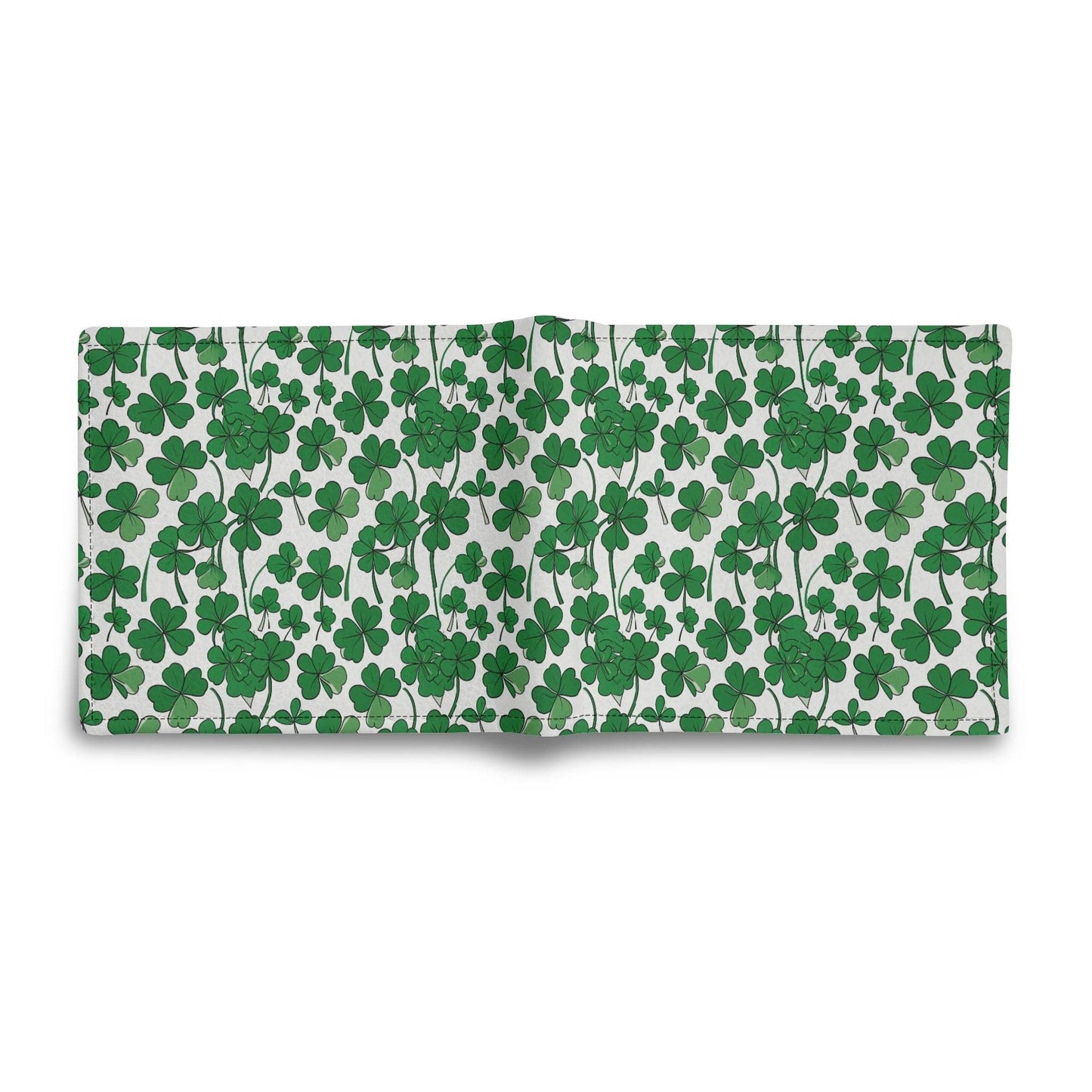 Little Clovers Leather Men's Folded Wallet - DeRose Seasonal
