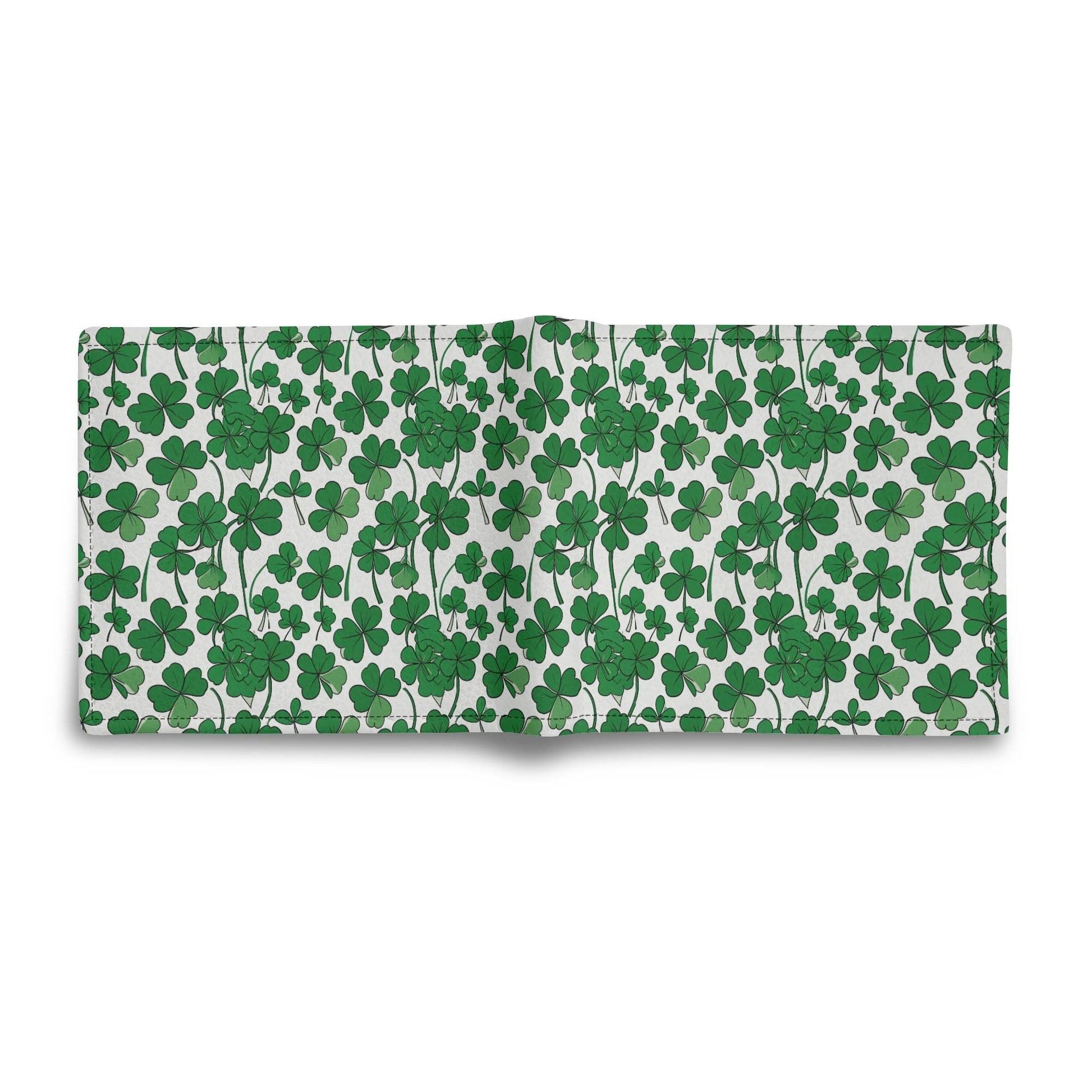 Little Clovers Leather Men's Folded Wallet - DeRose Seasonal