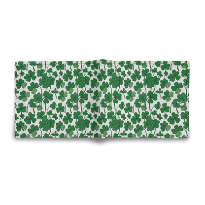 Little Clovers Leather Men's Folded Wallet - DeRose Seasonal