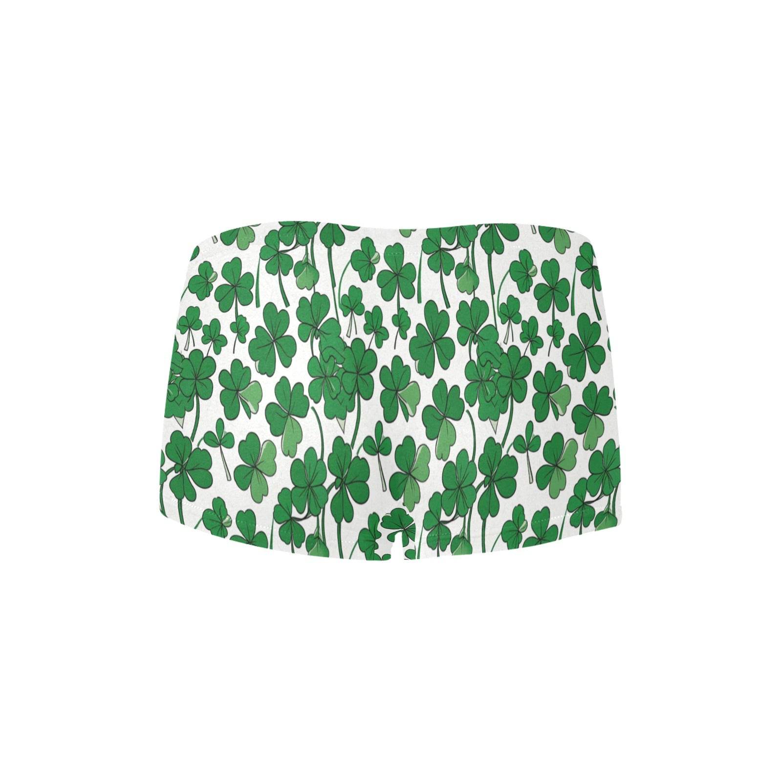 Little Clovers Women's Underwear Briefs Women's Boyshort Panties (Model L31) - DeRose Seasonal
