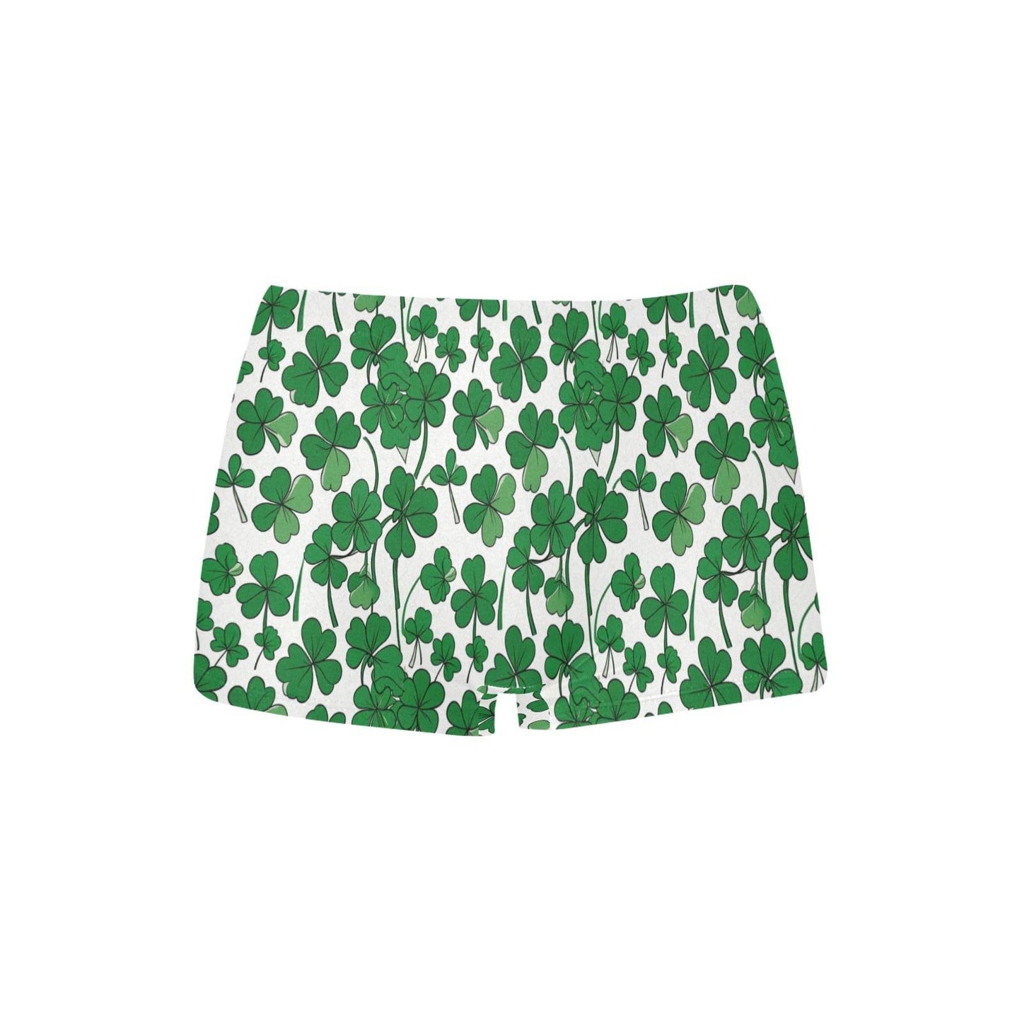 Little Clovers Women's Underwear Briefs Women's Boyshort Panties (Model L31) - DeRose Seasonal