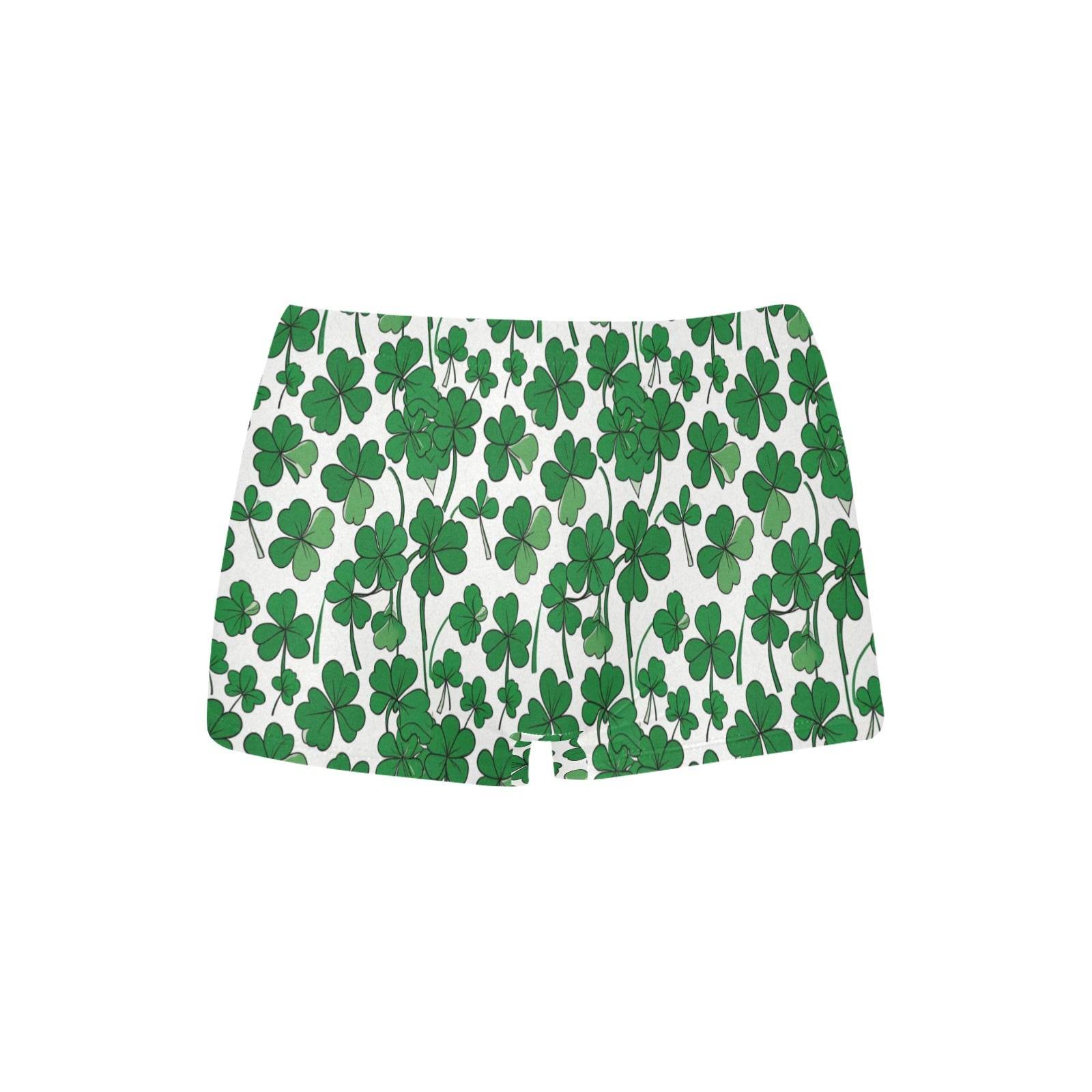 Little Clovers Women's Underwear Briefs Women's Boyshort Panties (Model L31) - DeRose Seasonal