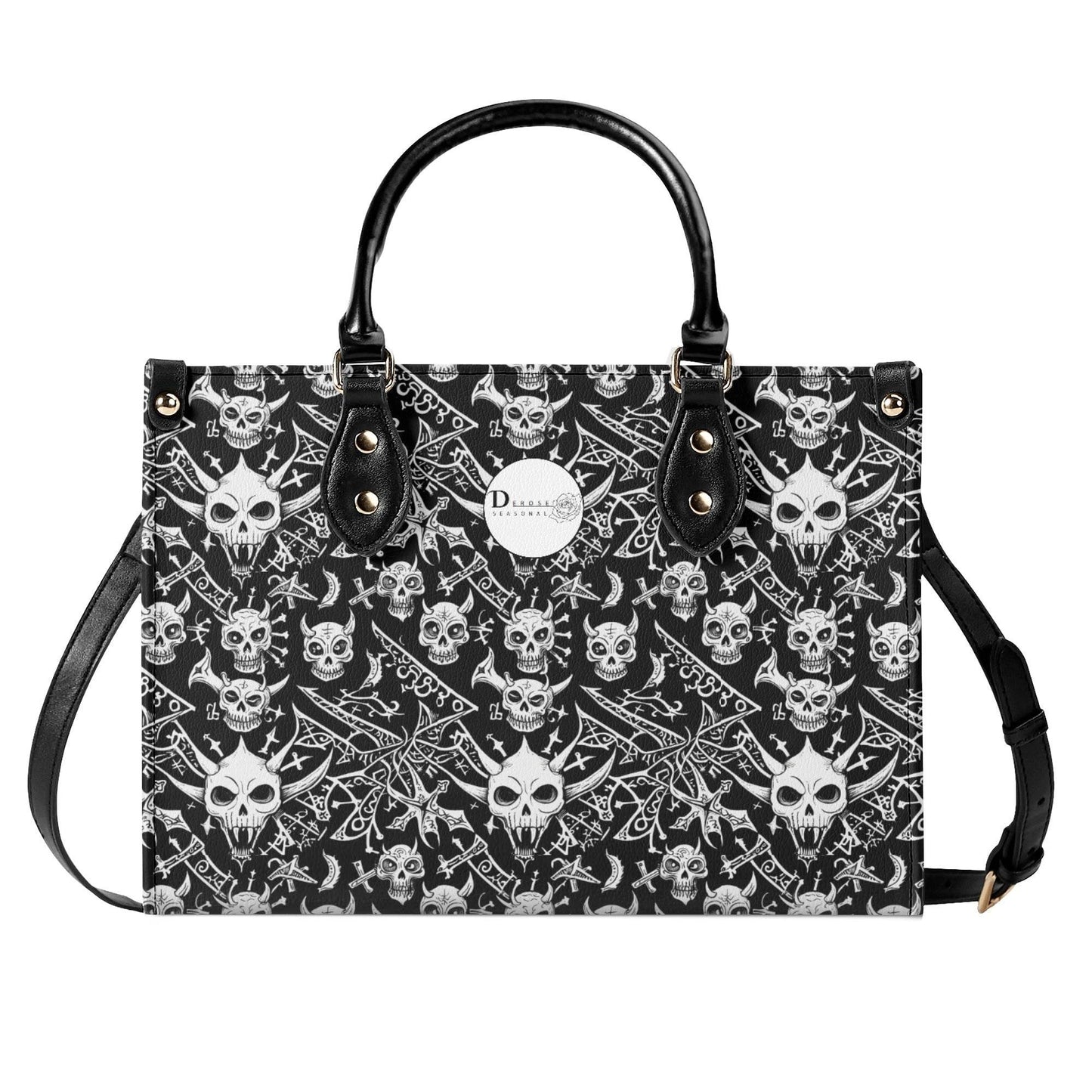 Little Devils Luxury Women's Leather Handbag (3 sizes) - DeRose Seasonal