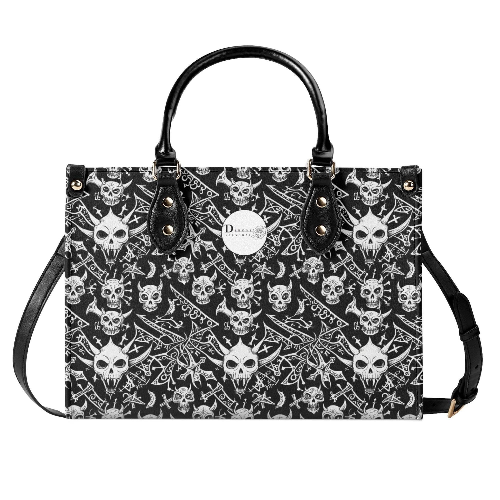 Little Devils Luxury Women's Leather Handbag (3 sizes) - DeRose Seasonal