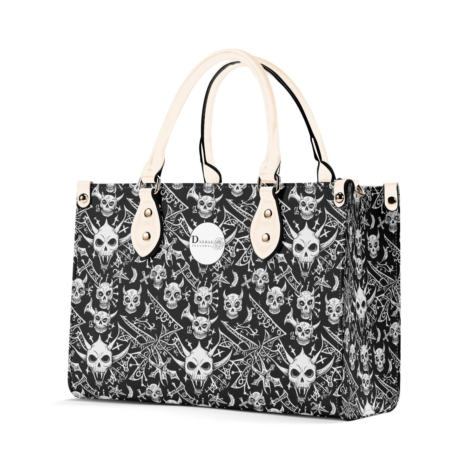 Little Devils Luxury Women's Leather Handbag (3 sizes) - DeRose Seasonal