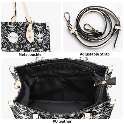 Little Devils Luxury Women's Leather Handbag (3 sizes) - DeRose Seasonal