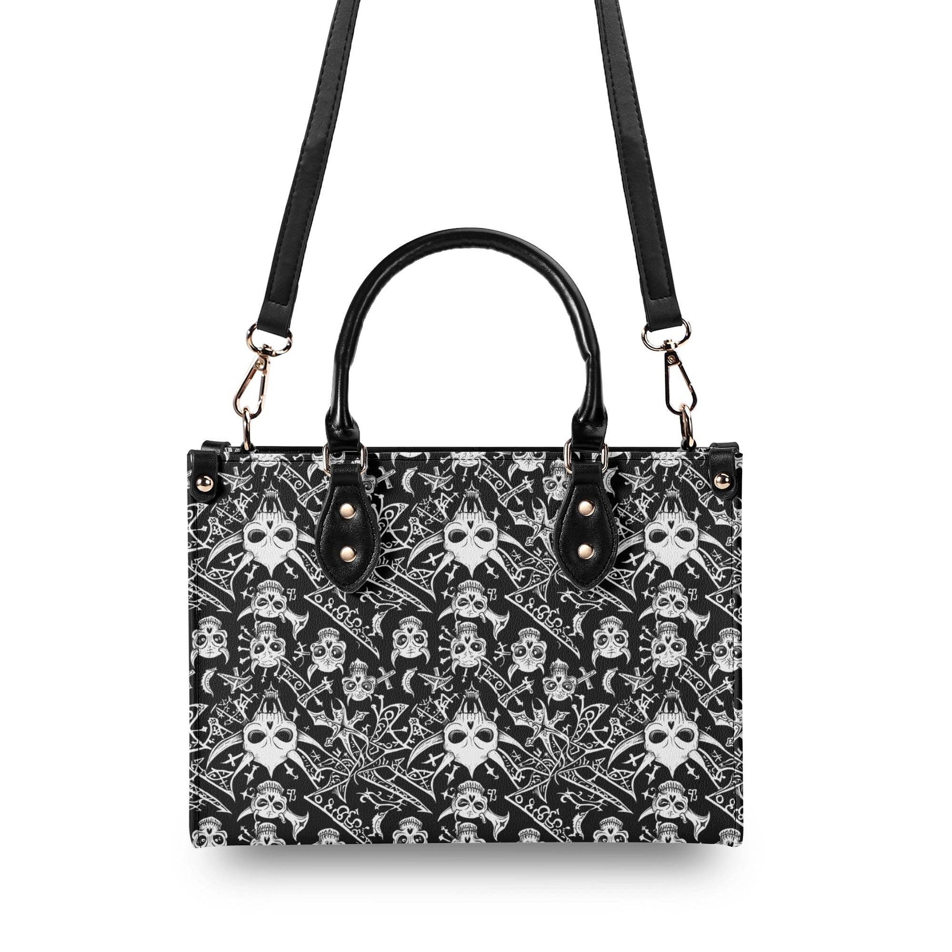 Little Devils Luxury Women's Leather Handbag (3 sizes) - DeRose Seasonal