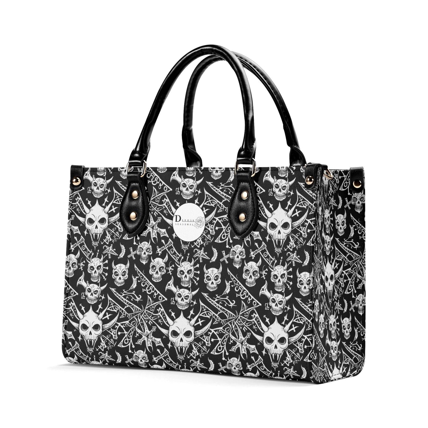 Little Devils Luxury Women's Leather Handbag (3 sizes) - DeRose Seasonal