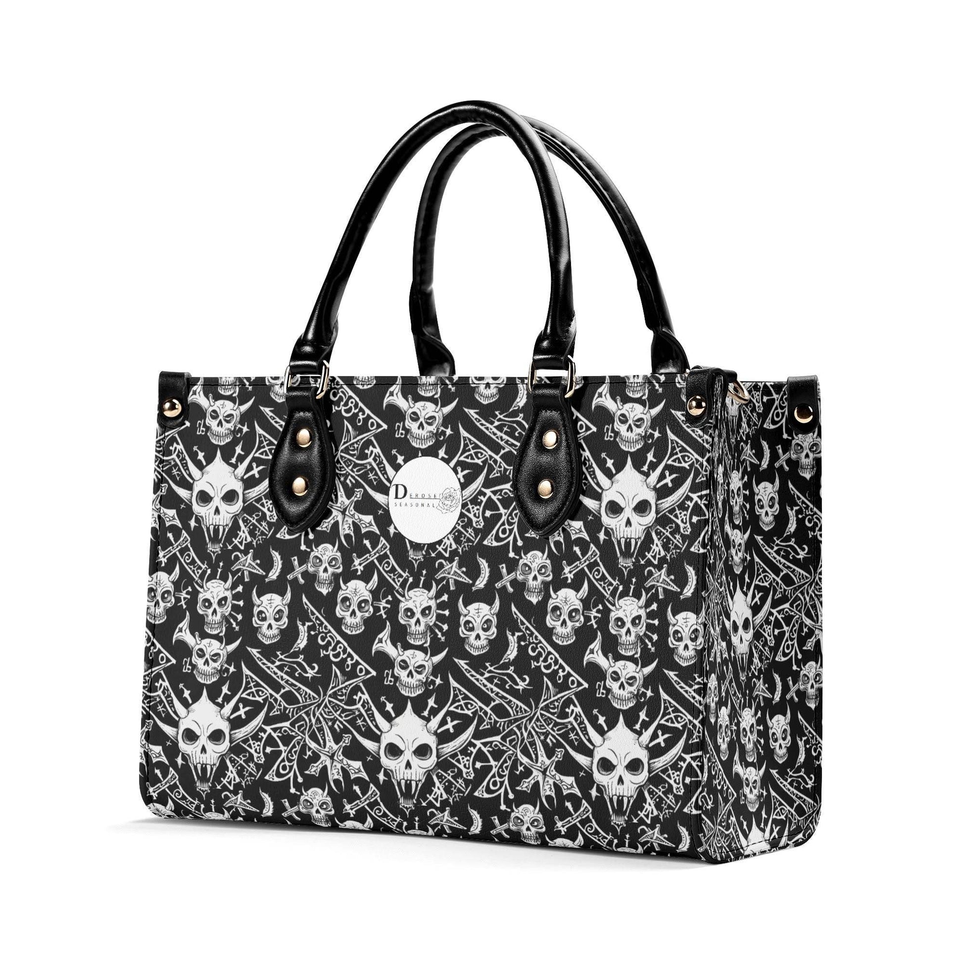 Little Devils Luxury Women's Leather Handbag (3 sizes) - DeRose Seasonal
