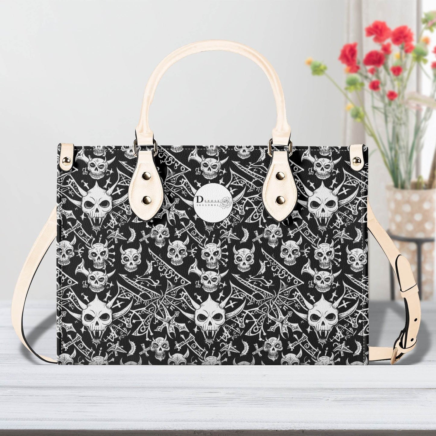 Little Devils Luxury Women's Leather Handbag (3 sizes) - DeRose Seasonal