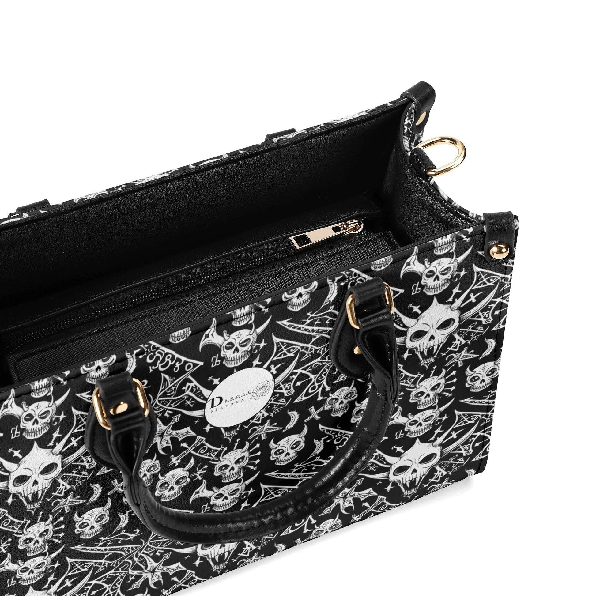 Little Devils Luxury Women's Leather Handbag (3 sizes) - DeRose Seasonal