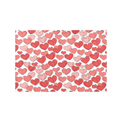 Little Hearts Table Placemat (set of 6) Placemats 12" x 18" (Set of 6) DeRose Seasonal